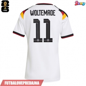 Lacne Ženy Futbalové dres Nemecko Nick Woltemade #11 MS 2026 Krátky Rukáv - Domáci